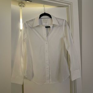 Jcrew Petite Slimfit Classic white button down